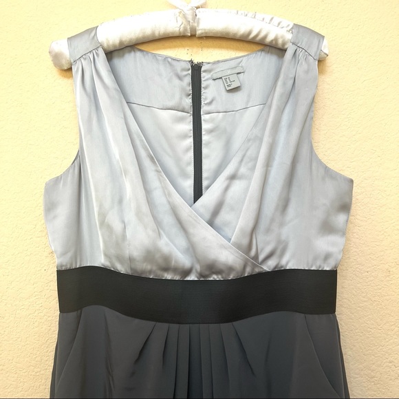 H&M Grey Black Sleeveless Dress Sz 14 B1/29 - Picture 5 of 14